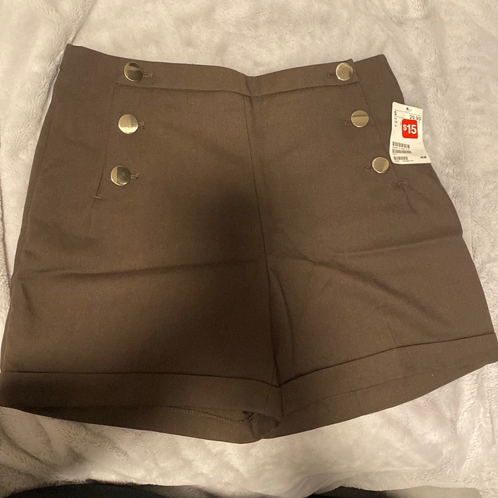 Brown sailor shorts